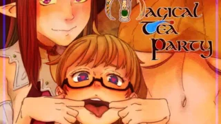 ふたなり×男性受けの関係性が描かれた幻想的な成人向け同人誌表紙